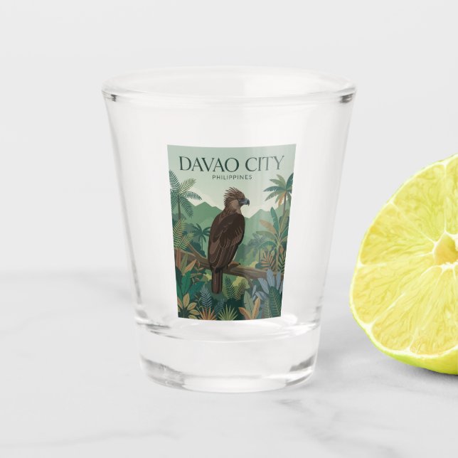 Philippine Eagle Centre Philippines Shot Glass (Front)
