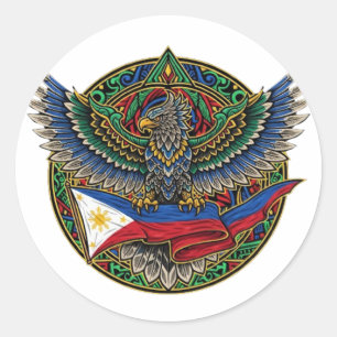PHILIPPINE EAGLE CLASSIC ROUND STICKER