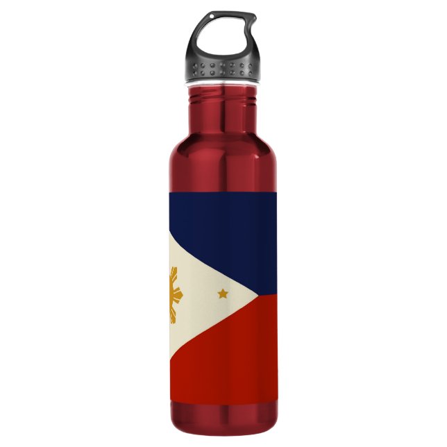 PHILIPPINE FLAG 710 ML WATER BOTTLE (Front)