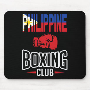 Philippine Flag Boxing Club Filipino Pinoy  Mouse Pad