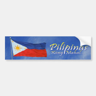 Philippine Flag Bumper Sticker