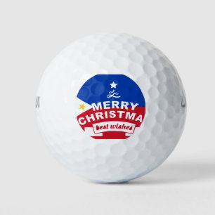 Philippine Flag Christmas: Merry Christmas & Best  Golf Balls