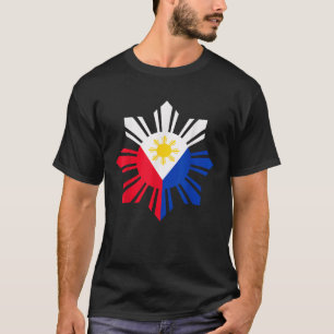 Philippine Flag Pinoy Flag Filipino Pinoy Sun T-Shirt
