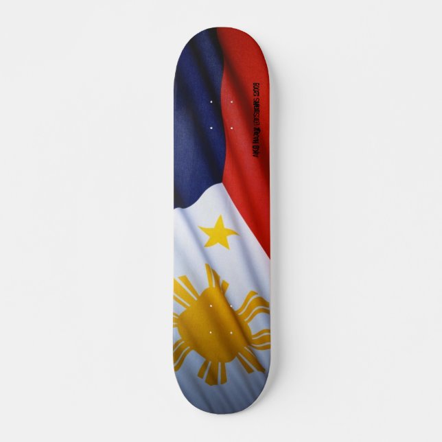 Philippine flag skateboard (Front)