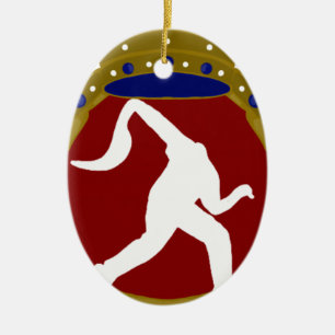 Philippine Jai Alai.png Ceramic Ornament