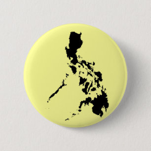 Philippine Map 2 Inch Round Button