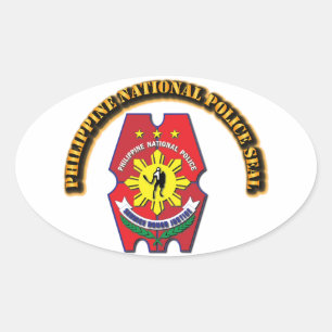 Philippine National Police Seal with Text