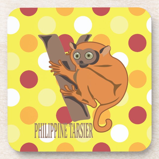Philippine tarsier coaster (Front)