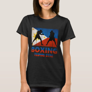 Philippine Vintage Style Boxing Great Filipino Box T-Shirt