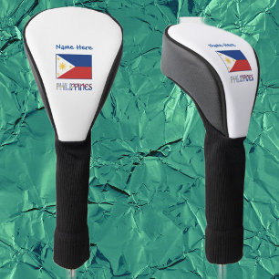Philippines and Filipino Flag Personalized Golf Head Cover