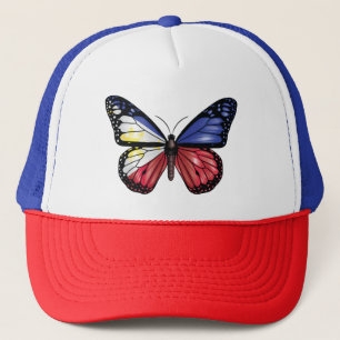 Philippines butterfly monarch flag trucker hat