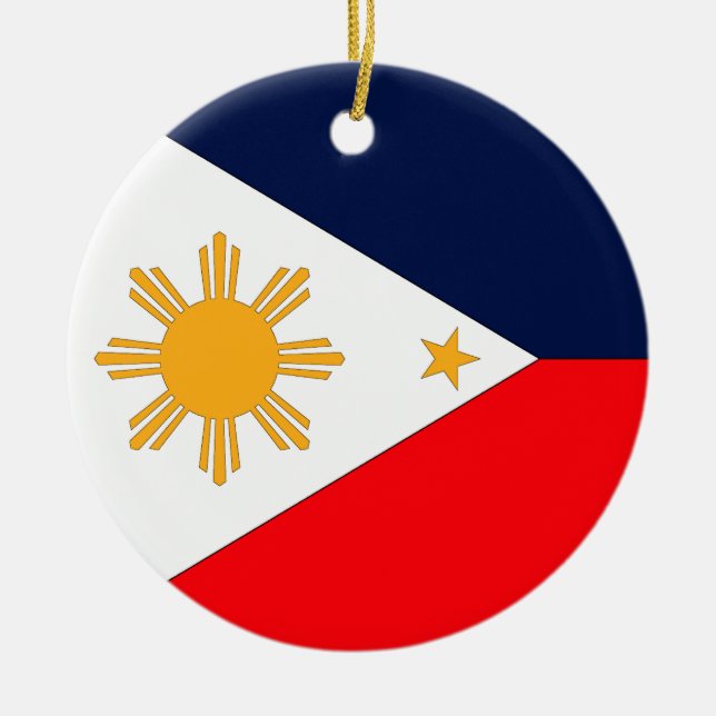 Philippines Ceramic Ornament (Front)