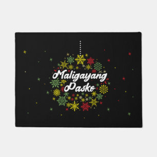 Philippines Christmas Maligayang Pasko Doormat