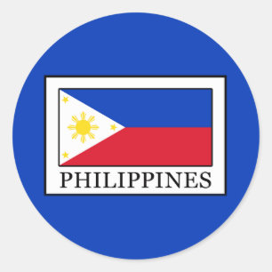 Philippines Classic Round Sticker