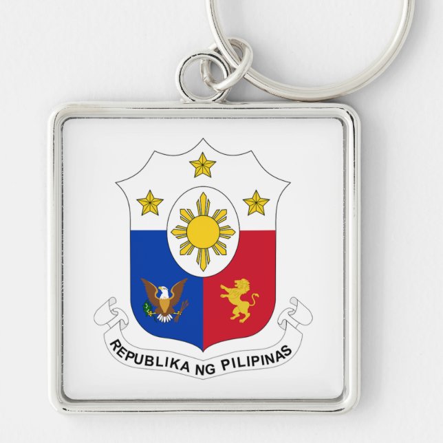 Philippines Coat of Arms Keychain (Front)