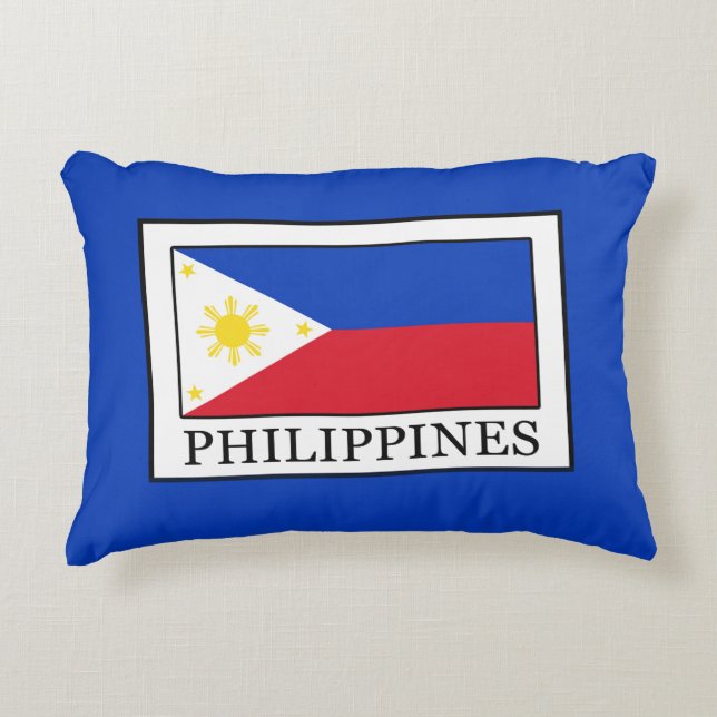 Philippines Decorative Pillow (Front)