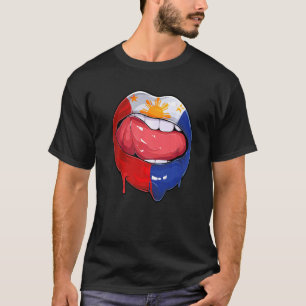 Philippines Fan Flag Mouth Soccer Filipino T-Shirt