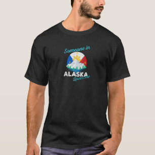 Philippines Filipino Alaska Loves Me Flag Alaskan  T-Shirt