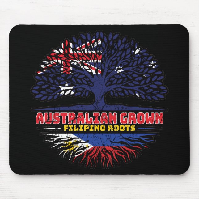 Philippines Filipino Australian Australia Tree Mouse Pad (Front)