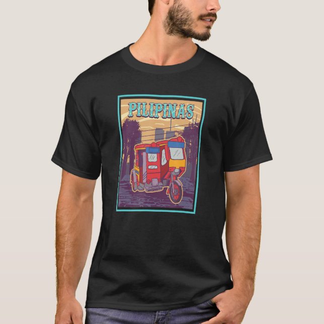 Philippines Filipino Bus Transportation Car Mabuha T-Shirt (Front)
