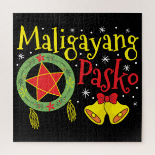 Philippines Filipino Christmas Maligayang Pasko Jigsaw Puzzle