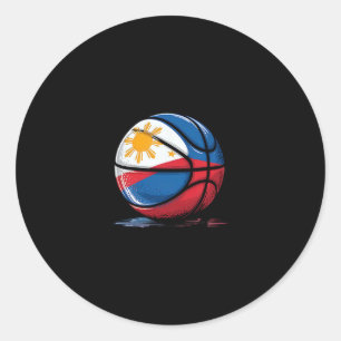 Philippines Filipino Flag Day Sketll Sket Ll Classic Round Sticker