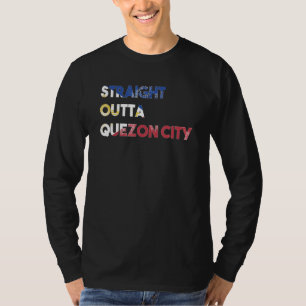 Philippines Filipino Island Proud Straight Outta Q T-Shirt