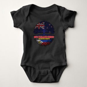 Philippines Filipino New Zealander New Zealand Baby Bodysuit