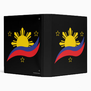 Philippines Filipino Pinoy Flag Binder