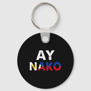 Philippines Filipino Vacation Vintage Souvenir Man Keychain