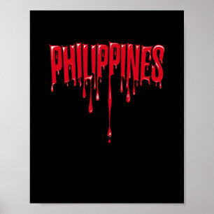 Philippines Filipino Vacation Vintage Souvenir Man Poster