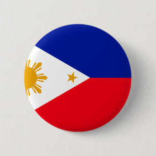 Philippines Flag 2 Inch Round Button