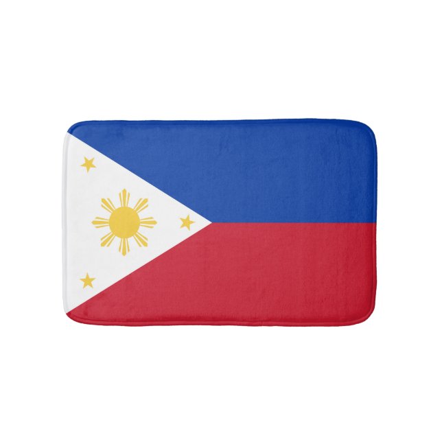 Philippines flag bath mat (Front)