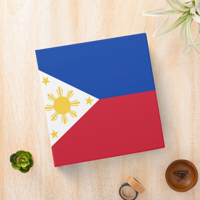 Philippines flag binder (In Situ)