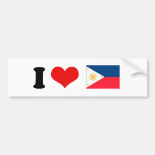 Philippines Flag Bumper Sticker