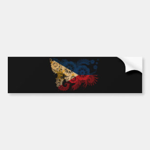 Philippines Flag Bumper Sticker