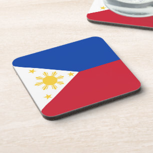 Philippines flag coaster