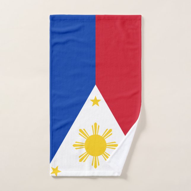 Philippines Flag Filipino Flag Hand Towel (Hand Towel)