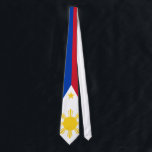 Philippines Flag Filipino Flag Tie<br><div class="desc">Patriotic flag of Philippines. Official Filipino flag on many high quality Filipino gift ideas. If you are planning a trip to Philippines then this is a cool addition to take along with you on your Filipino trip.</div>