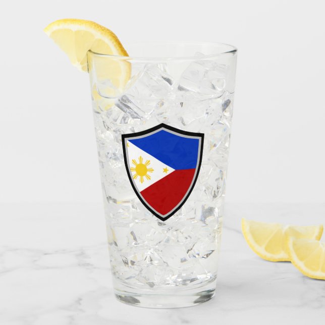 Philippines flag glass (Front Ice)