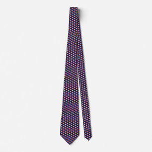 Philippines Flag Hearts Tie