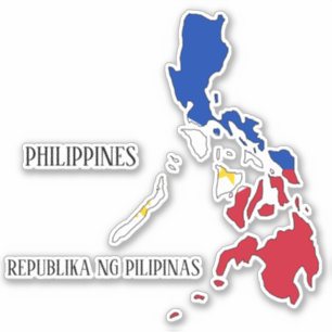 Philippines Flag Map