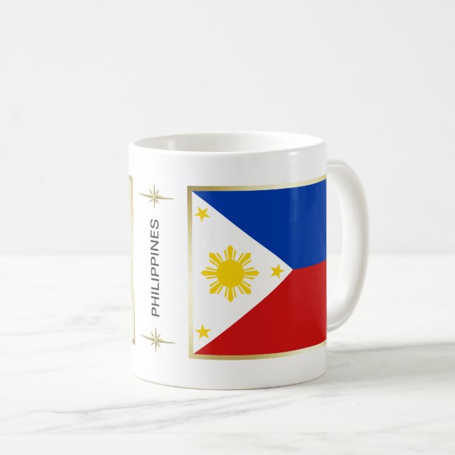 Philippines Flag + Map Mug (Front Right)