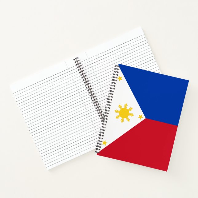 Philippines Flag Notebook (Inside)