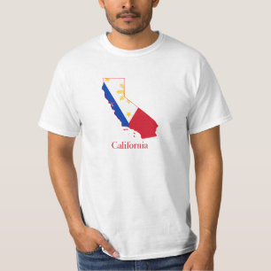 Philippines flag over California map T-Shirt