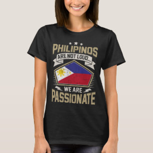 Philippines Flag Passionate Philipinos Girls & Wom T-Shirt