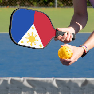 Philippines flag pickleball paddle