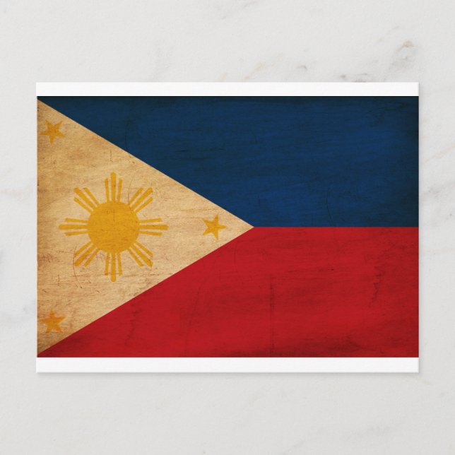 Philippines Flag Postcard (Front)