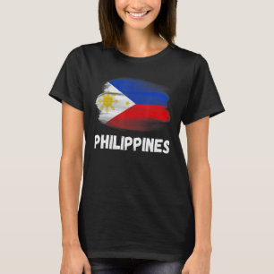Philippines Flag Pride Retro Pinoy Flag Family Mat T-Shirt