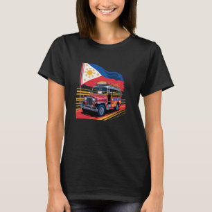 Philippines Flag Proud Filipino Souvenir Jeepney T-Shirt
